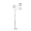 Trio lights Paxton floor lamp chrome, 3-light sources