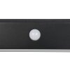 Reality lights SILVES wall light LED black, 1-light source, Motion sensor
