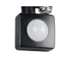 Reality lights FUNCHAL wall light LED black, 1-light source, Motion sensor