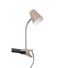 Reality lights Pongo clamp-on light LED beige, 1-light source