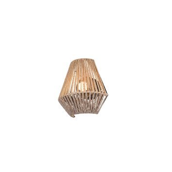 Reality lights Lira wall light LED brown, 1-light source