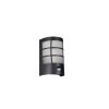 Reality lights SINTRA wall light black, 1-light source, Motion sensor