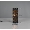 Reality lights Taco table lamp LED black, 1-light source