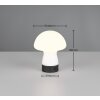 Reality lights Dooley table lamp LED white, 1-light source