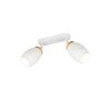 Reality lights Bidar ceiling spotlight white, 2-light sources