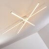 Tornio Ceiling Light LED matt nickel, white, 3-light sources