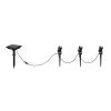 Reality lights OBIDOS garden spotlight LED black, 3-light sources