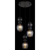 Globo lighting Clarity hanging light black, 3-light sources