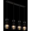 Globo lighting Clarity hanging light black, 4-light sources