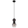 Globo lighting Clarity hanging light black, 1-light source