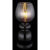 Globo lighting Clarity table lamp black, 1-light source