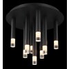 Globo lighting Ryan ceiling light black, 9-light sources