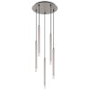 Globo lighting Ryan hanging light matt nickel, 5-light sources