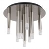 Globo lighting Ryan ceiling light matt nickel, 9-light sources