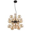Globo lighting Udo hanging light gold, black, 4-light sources