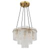 Globo lighting Gorley hanging light gold, 5-light sources