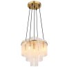 Globo lighting Gorley hanging light gold, 5-light sources