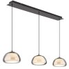 Globo lighting Avila hanging light LED chrome, black, 1-light source, Remote control
