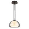 Globo lighting Avila hanging light LED chrome, black, 1-light source, Remote control