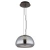 Globo lighting Avila hanging light LED chrome, black, 1-light source, Remote control