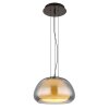 Globo lighting Avila hanging light LED chrome, black, 1-light source, Remote control