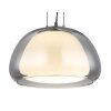 Globo lighting Avila hanging light LED chrome, black, 1-light source, Remote control
