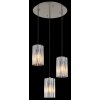 Globo lighting Cayden hanging light matt nickel, 3-light sources