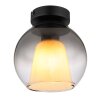 Globo lighting Barry ceiling light black, 1-light source