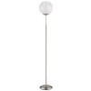 Globo lighting Barry floor lamp chrome, matt nickel, 1-light source