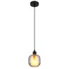 Globo lighting Xia hanging light black, 1-light source