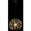 Globo lighting Mika hanging light black, 1-light source