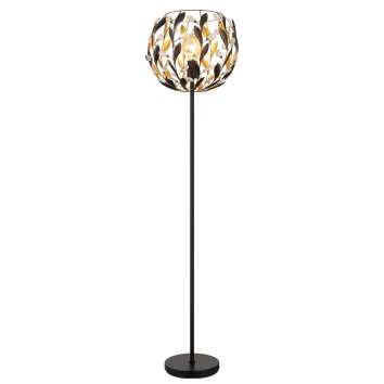 Globo lighting Mika floor lamp black, 1-light source