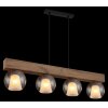 Globo lighting I hanging light Ecru, black, 4-light sources