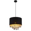 Globo lighting Coletta hanging light gold, black, 1-light source
