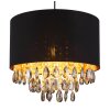 Globo lighting Coletta hanging light gold, black, 1-light source