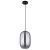 Globo lighting Jefrey hanging light black, 1-light source