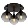 Globo lighting Dalton ceiling light black, 3-light sources