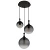 Globo lighting Dalton hanging light black, 3-light sources
