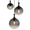Globo lighting Dalton hanging light black, 3-light sources