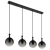 Globo lighting Dalton hanging light black, 4-light sources
