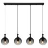 Globo lighting Dalton hanging light black, 4-light sources
