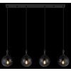 Globo lighting Dalton hanging light black, 4-light sources