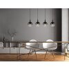 Globo lighting Dalton hanging light black, 4-light sources