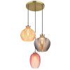 Globo lighting Jessica hanging light gold, 3-light sources