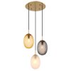 Globo lighting Devin hanging light gold, 3-light sources