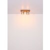 Globo lighting Underwood ceiling light Dark wood, Ecru, 2-light sources