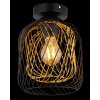 Globo lighting Dichti ceiling light black, 1-light source