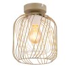 Globo lighting Dichti ceiling light sand-coloured, 1-light source