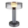 Globo lighting Grant table lamp LED grey, 1-light source