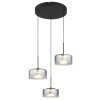 Globo lighting Belinda hanging light LED black, 1-light source
